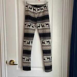 Cozy Festive Fleece Leggings